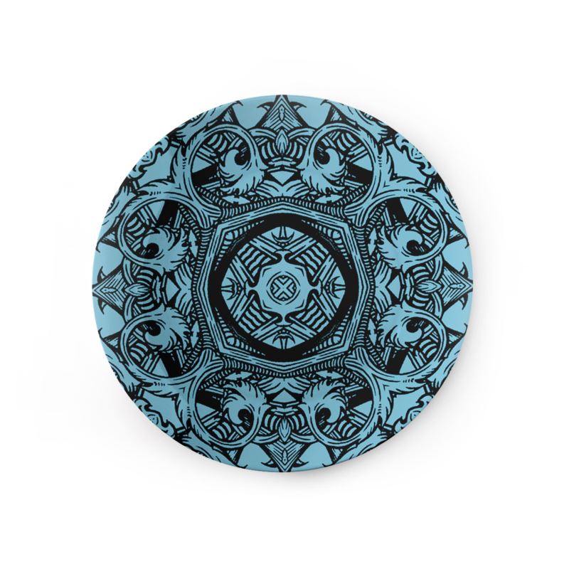 Sky Blue Damask 3