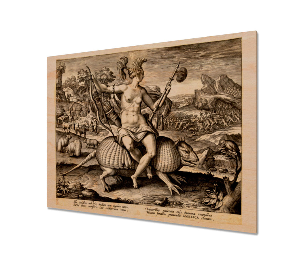 America by Adriaen Collaert, 1586-1591