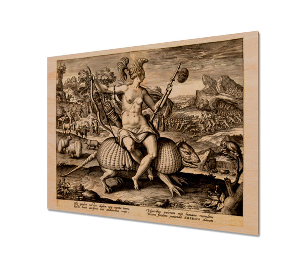 America by Adriaen Collaert, 1586-1591