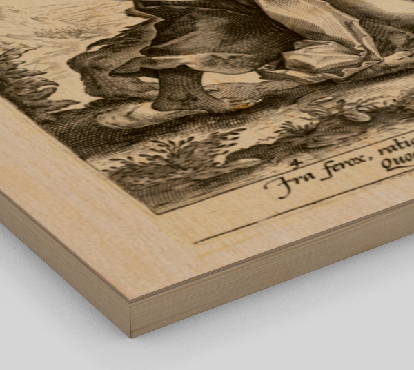 Anger by Jacob Matham, 1585-1589