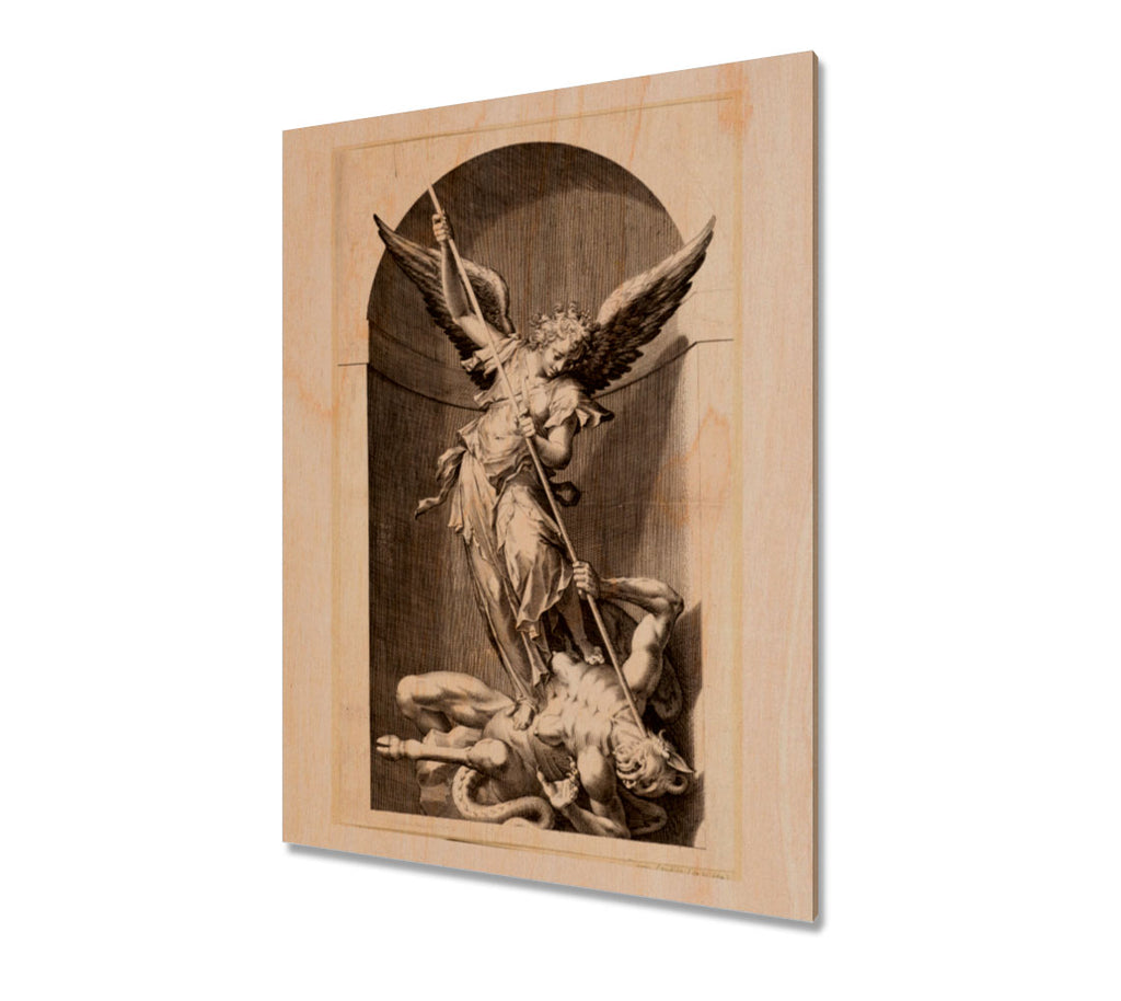 Archangel Michael killing the Devil, Anonymous, after Peter de Witte