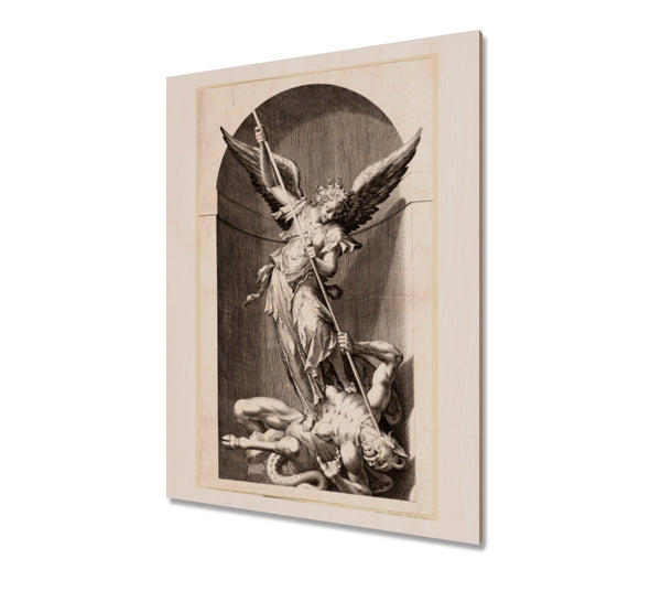 Archangel Michael killing the Devil, Anonymous, after Peter de Witte