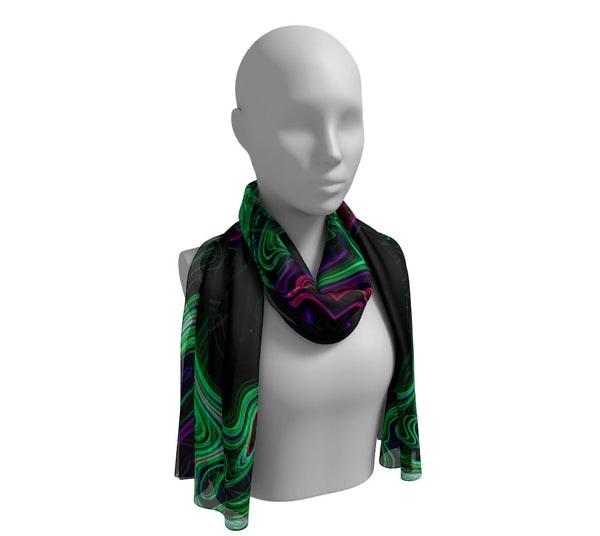 Chartreuse Contour 1 Scarf