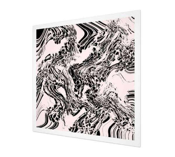 Galaxy White-Black Fine Art Print (Giclée)