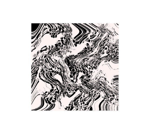 Galaxy White-Black Fine Art Print (Giclée)