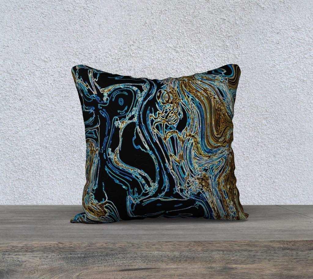 Lapis Lazuli - Contour 1 Cover - 18" x 18"