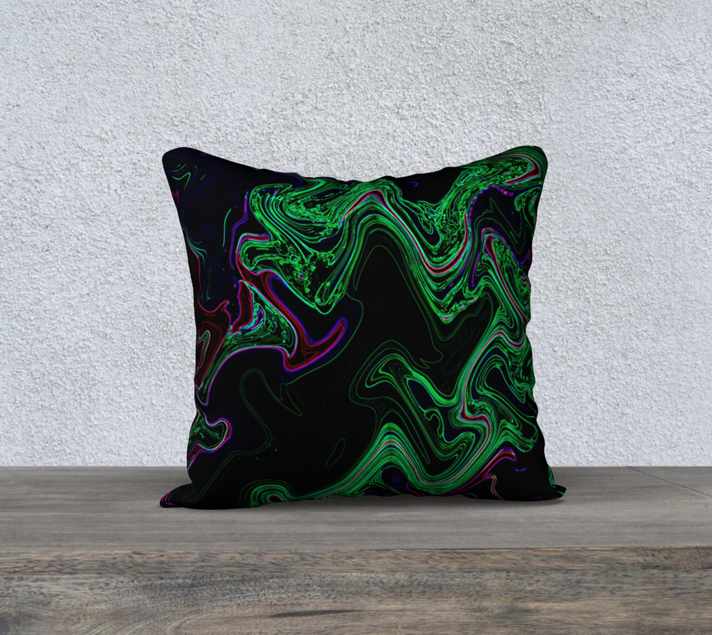 Green 1 - Contour 1 Cover - 18" x 18"