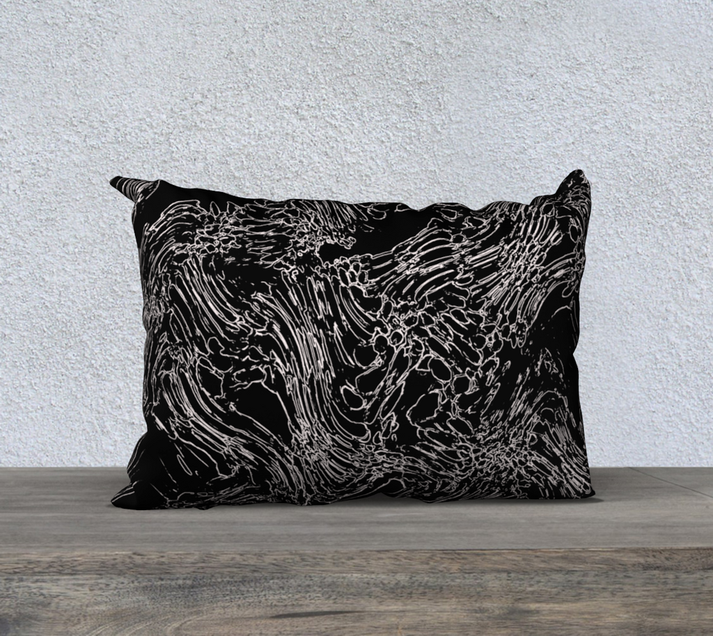 Galaxy Black & White - Contour 1 Cover - 20" x 14"