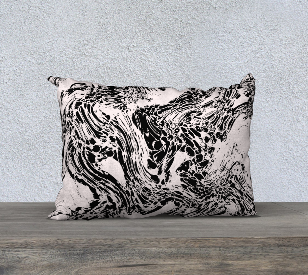 Galaxy White & Black Cover - 20" x 14"