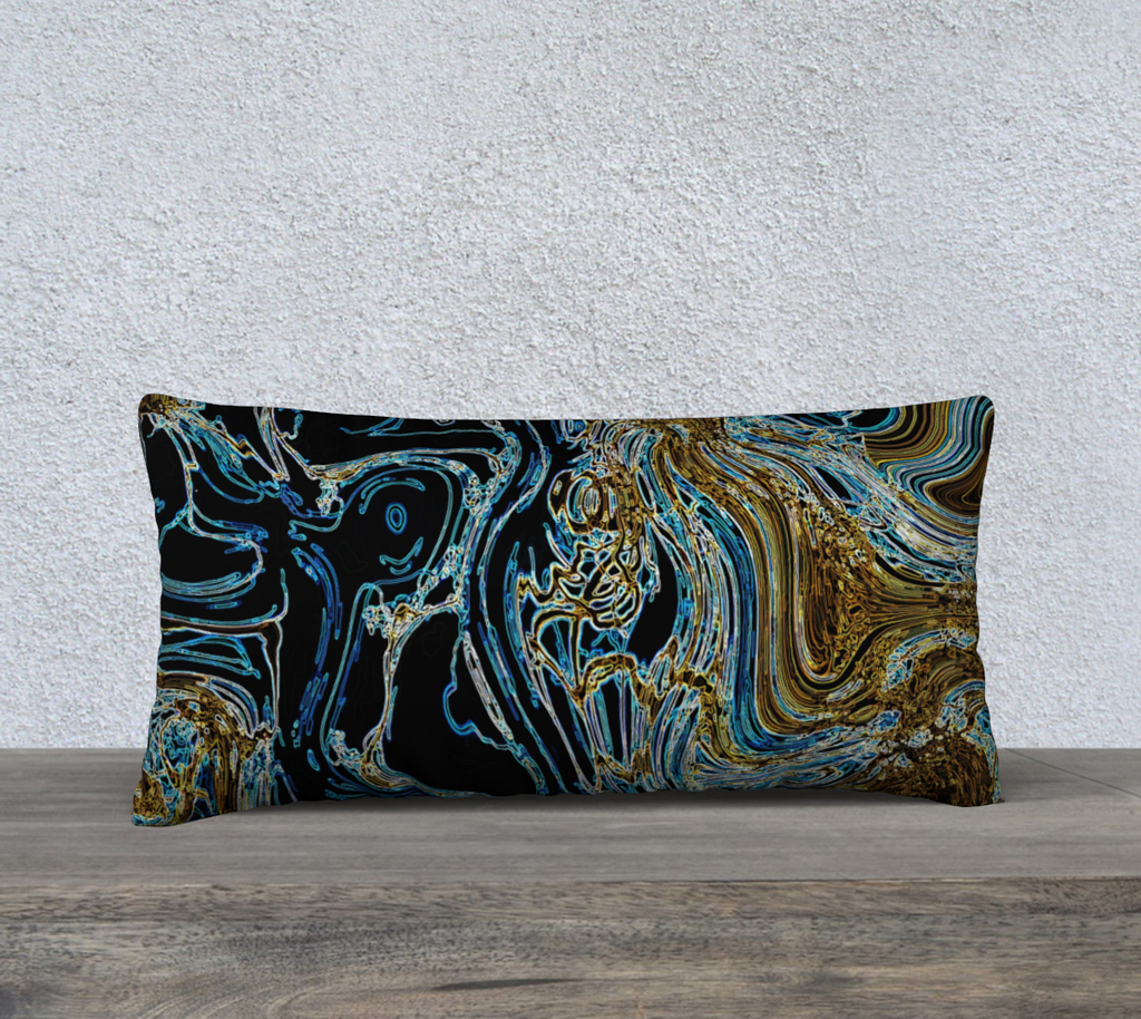 Lapis Lazuli -Contour 1 Cover - 24" x 12"