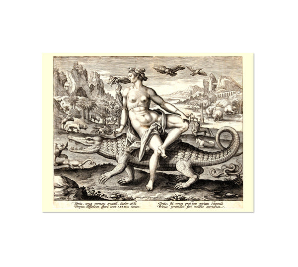 Afrika, Adriaen Collaert, 1586 - 1591