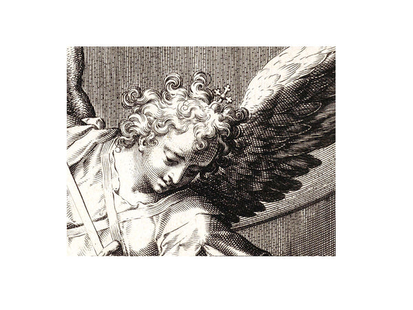 Archangel Michael killing the devil - Anonymous