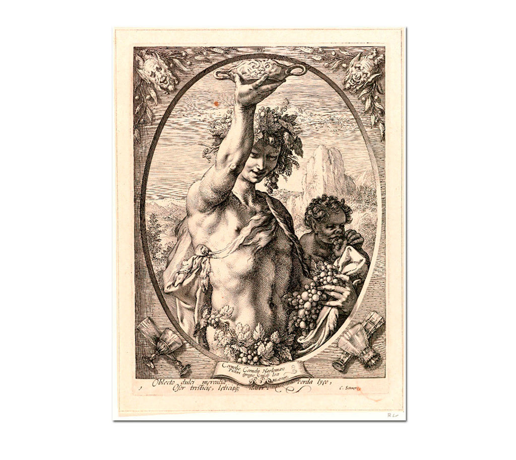 Bacchus by Hendrick Goltzius - 1575