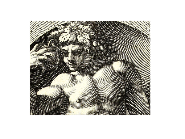 Bacchus by Hendrick Goltzius, 1575 before 1607