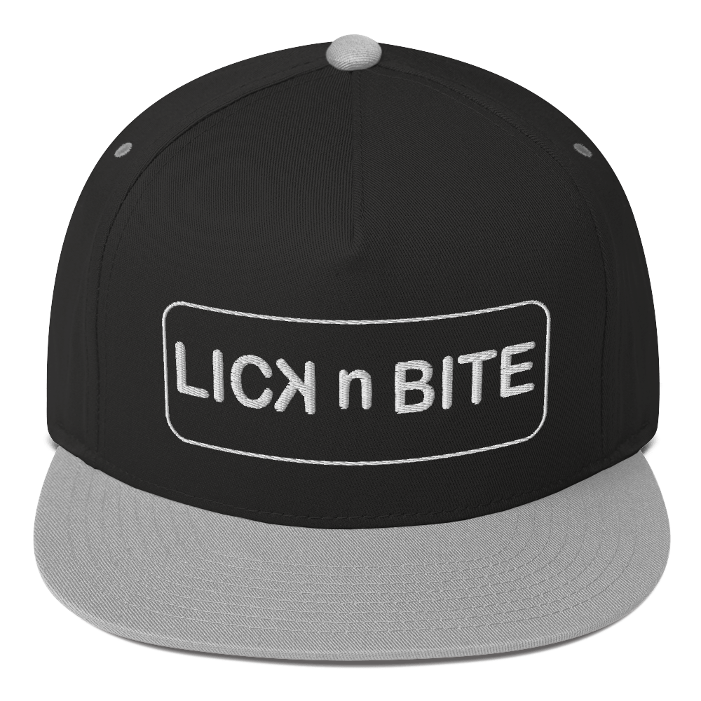 Lick and Bite 2 Flat Bill Cap