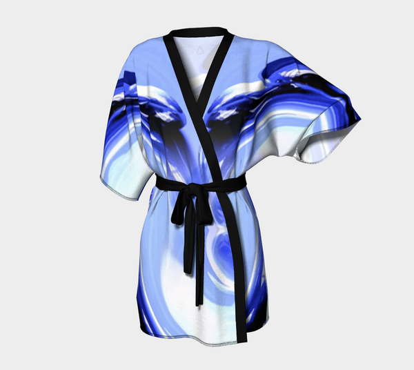 Deseo Azul 3 Robe Kimono