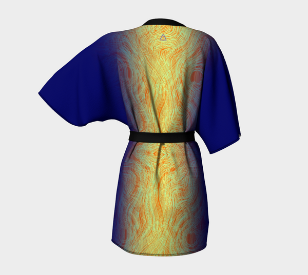 Blue Lotus Robe Kimono