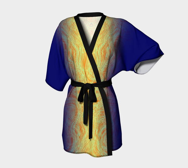 Blue Lotus Robe Kimono