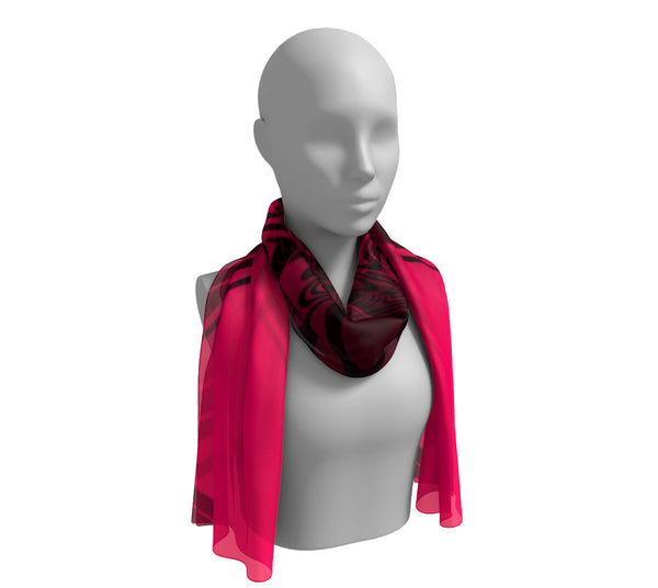 Ruby Red Sapphire Scarf