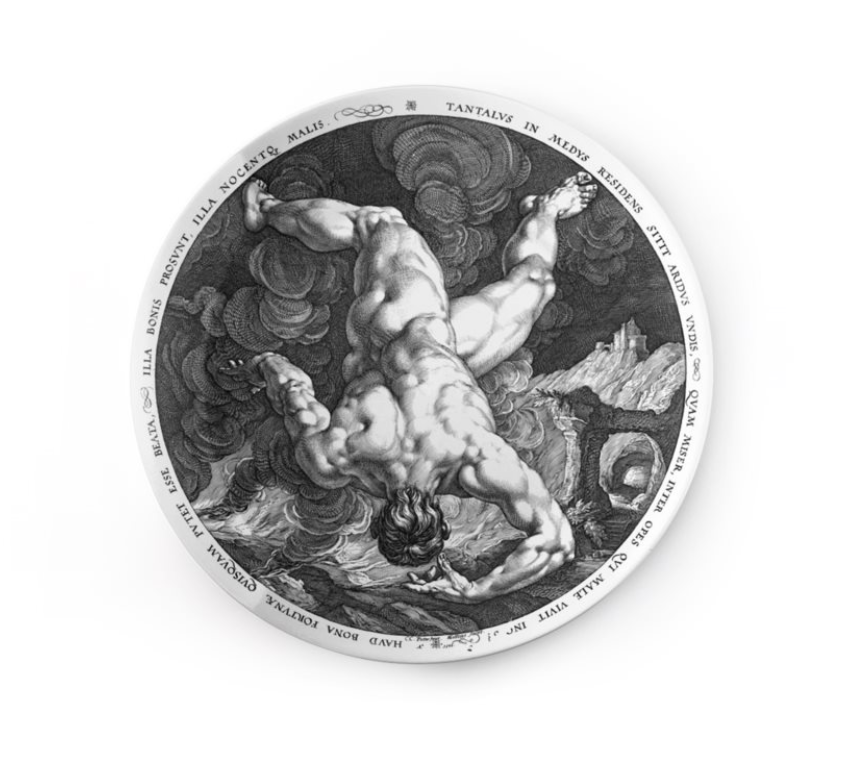 Tantalus, The Four Disgracers by Hendrick Goltzius